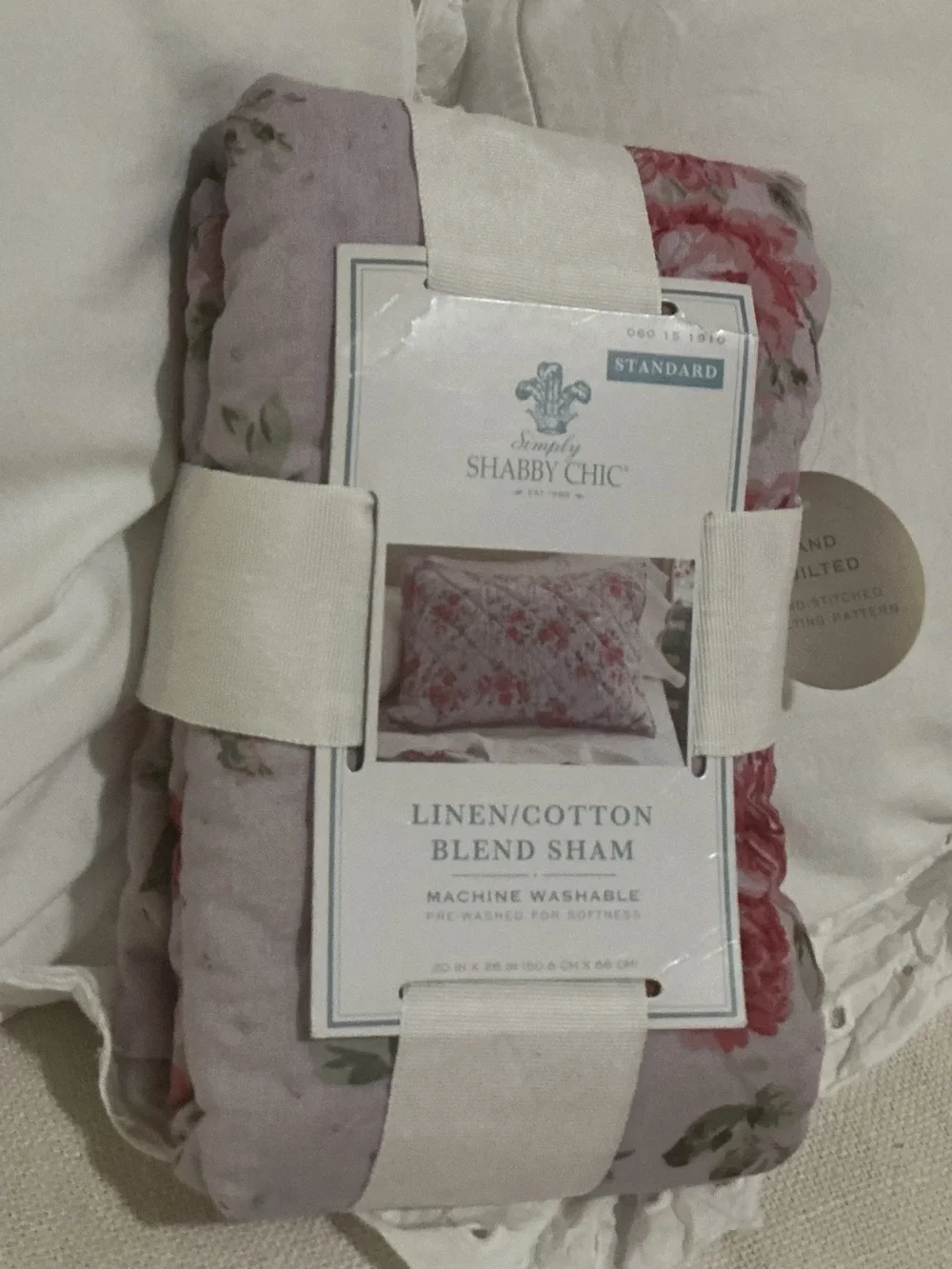 NWT Simply Shabby Chic Linen/Cotton Sham